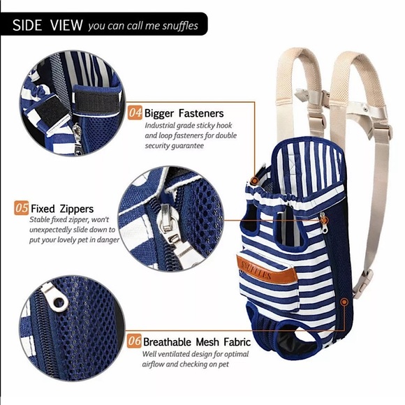You Can Call Me Snuffles Pet Carrier Bookbag / Front Carrier for Dog